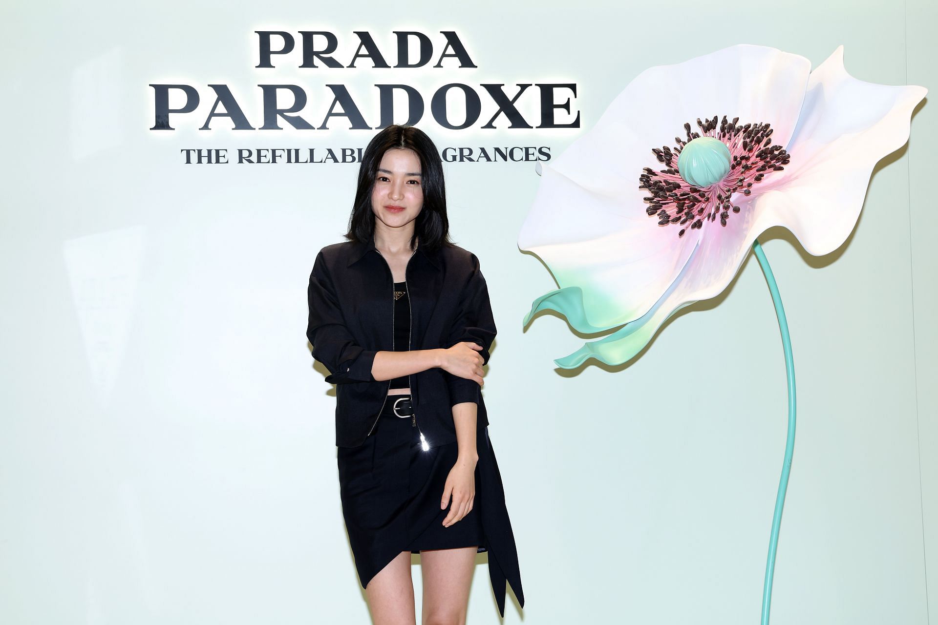 Kim Tae-Ri attends the PRADA Beauty 'Paradoxe' pop-up store opening